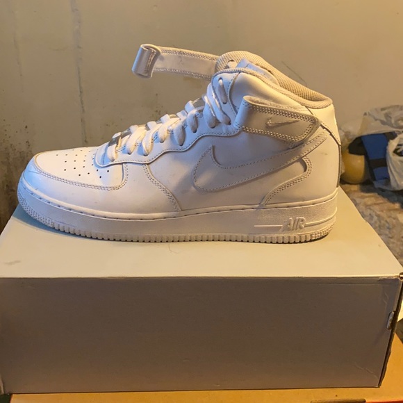 Nike Other - High top all white Air Force ones